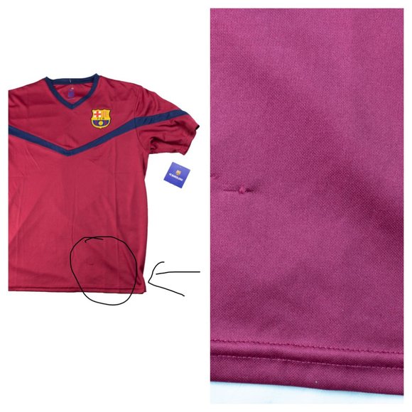 Barcelona Gentlemen Shirt Size L Barca Soccer - Picture 6 of 6